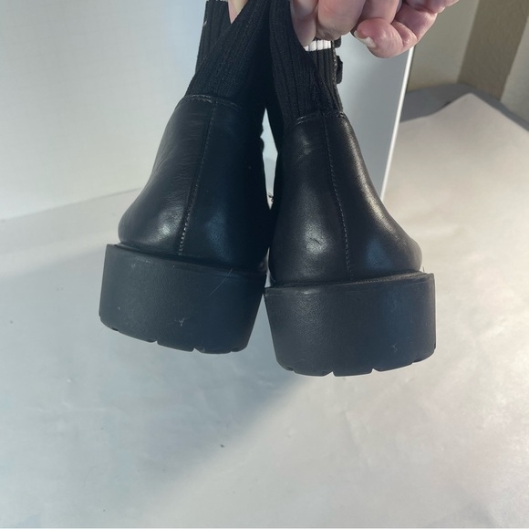 Steve Madden Holten black combat sock boot size 11, sporty, edgy, ultra-cool. - Picture 7 of 10